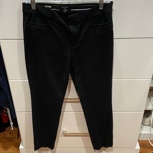 Banana Republic Factory Black Straight Leg Pants